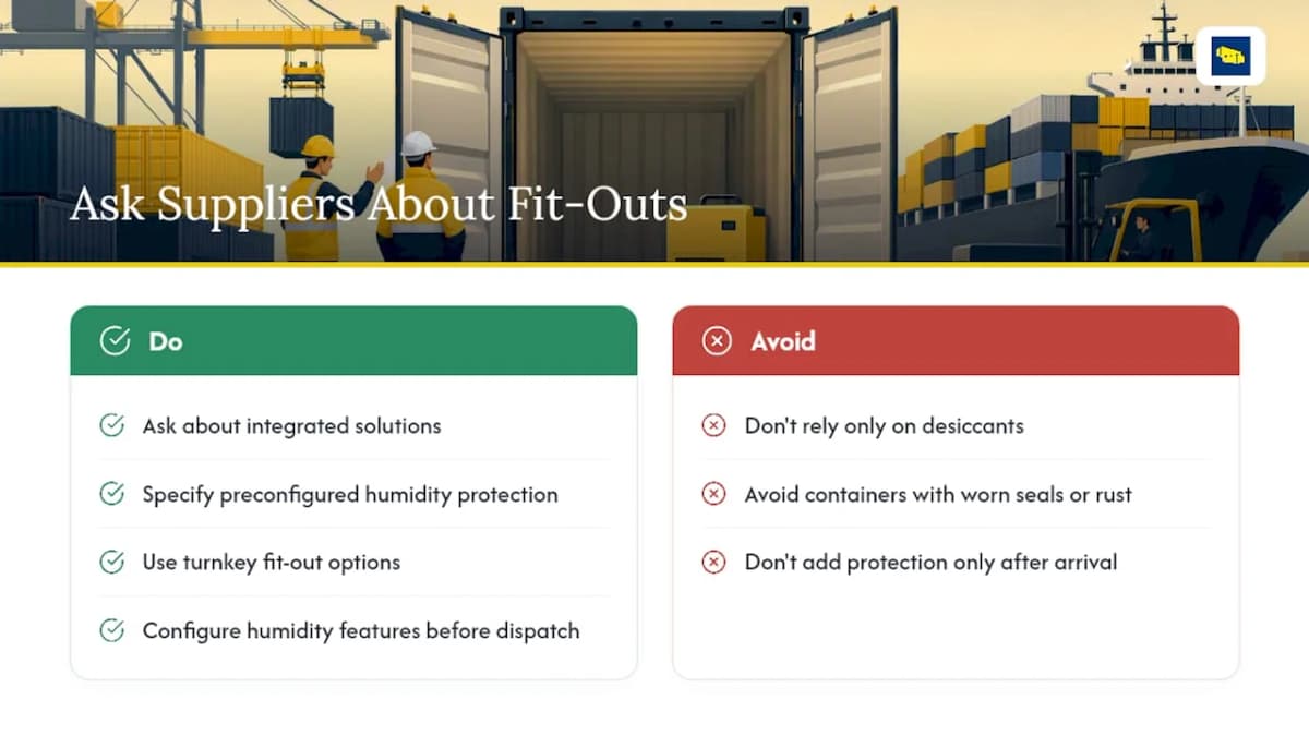 A Container Supplier's View on Preventing Cargo Moisture Damage — overview diagram