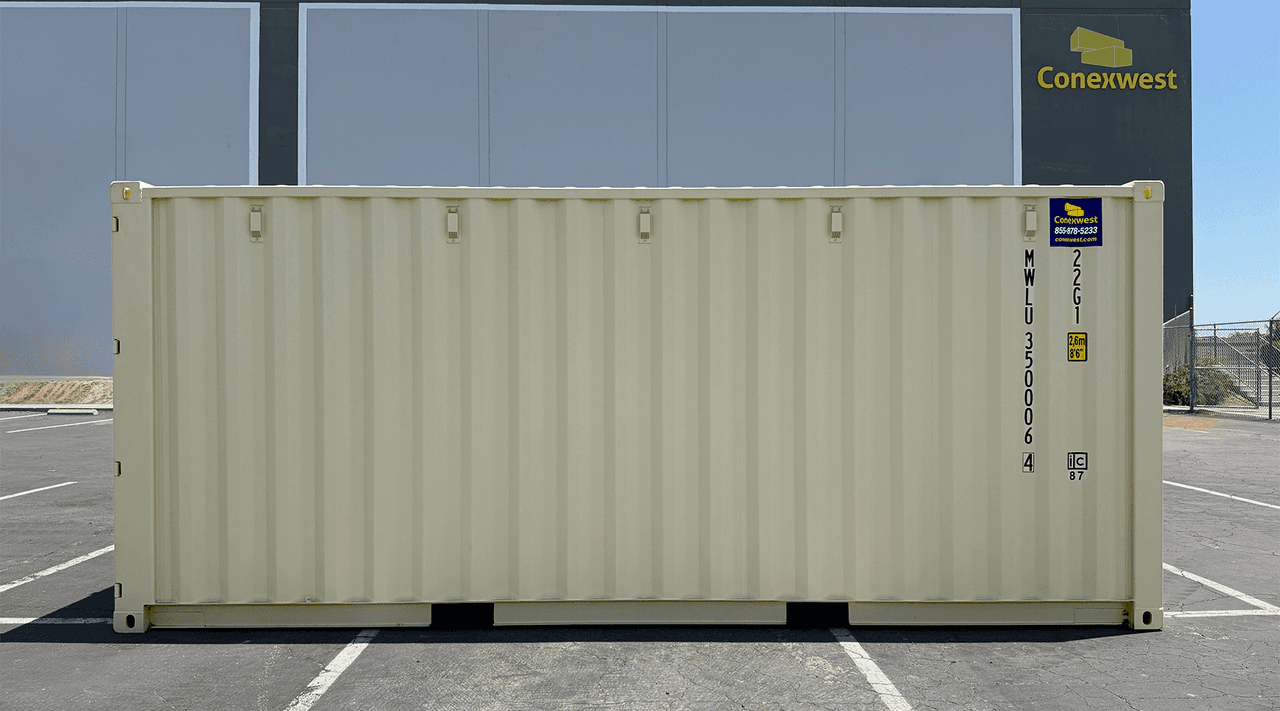 20ft mobile Ground Level Office and storage container combo for rent