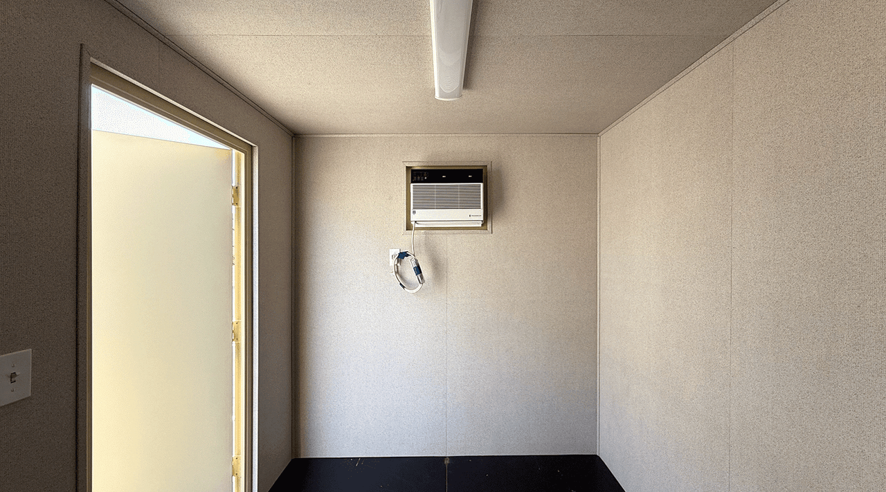 20ft mobile Ground Level Office and storage container combo for rent