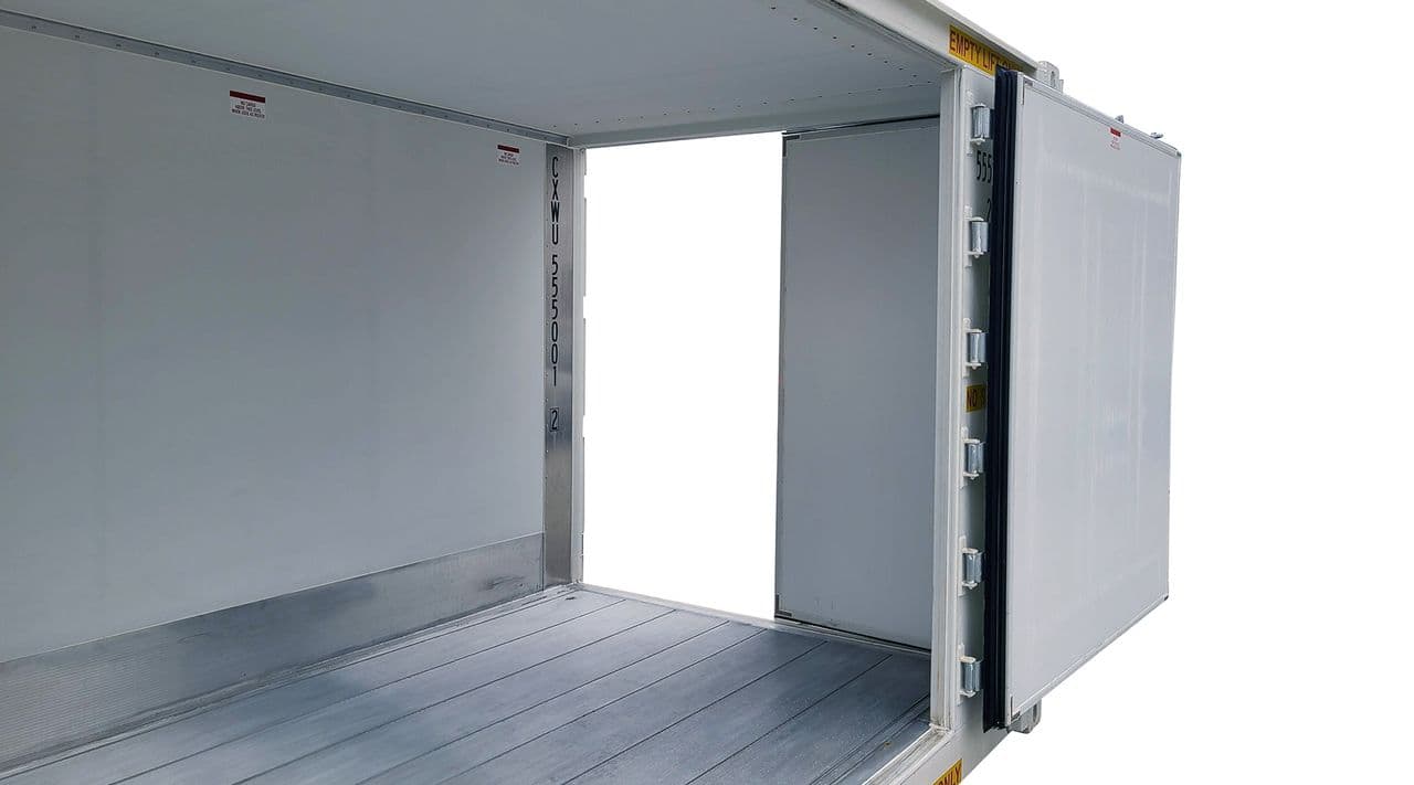 20ft Refrigerated Shipping Container with Wide Double Doors Alt 2
