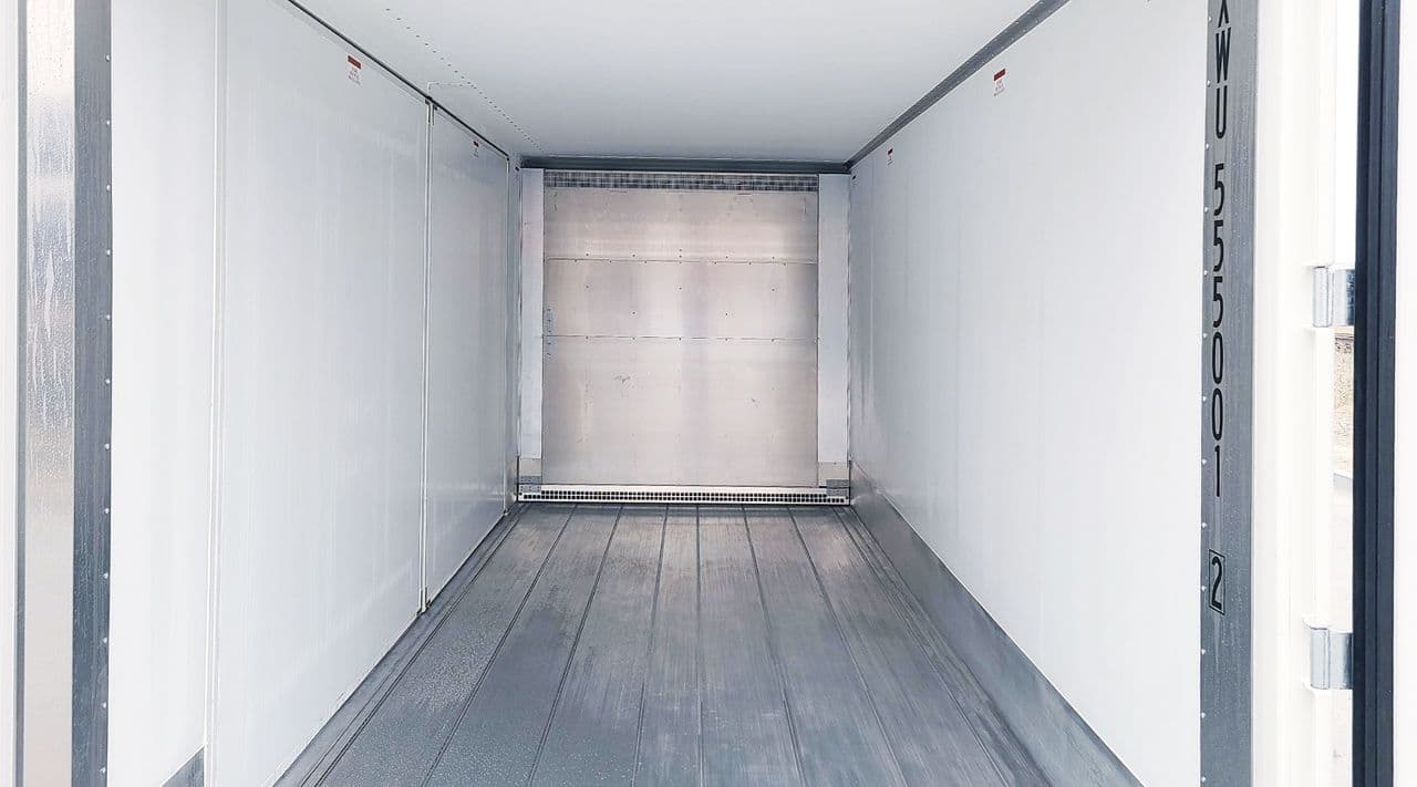 20ft Refrigerated Shipping Container with Wide Double Doors Inside