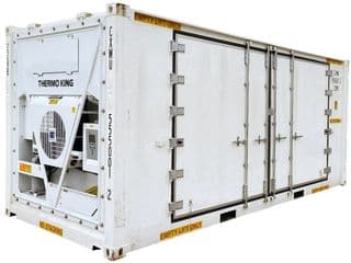20ft Refrigerated Shipping Container with Wide Double Doors Main