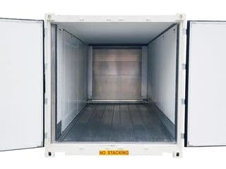 20ft Refrigerated Shipping Container with Wide Double Doors Open