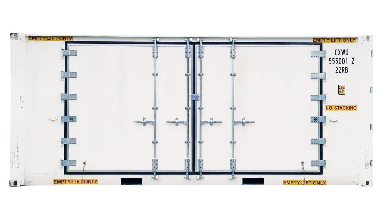 20ft Refrigerated Shipping Container with Wide Double Doors Side Doors