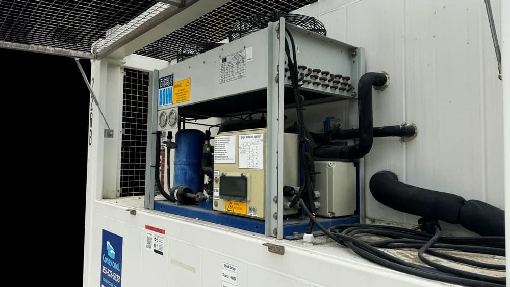 20ft single phase 220v cold storage refrigerated container Bohn Conexcool