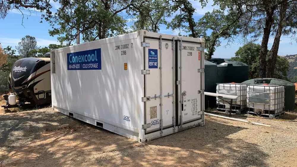 20ft single phase 220v cold storage refrigerated container Bohn Conexcool