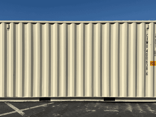 20ft storage container with cargo doors on both ends for rent