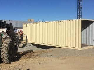 30ft walkway steel container for rent