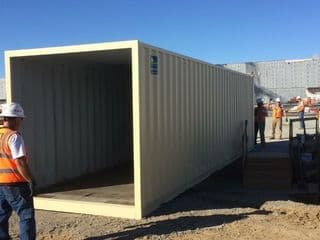30ft walkway steel container for rent