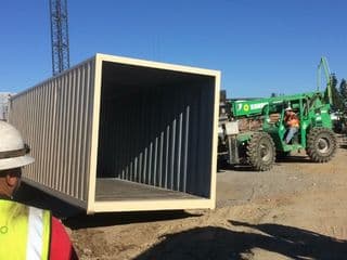 30ft walkway steel container for rent
