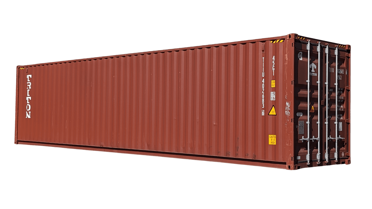 40ft high cube shipping container