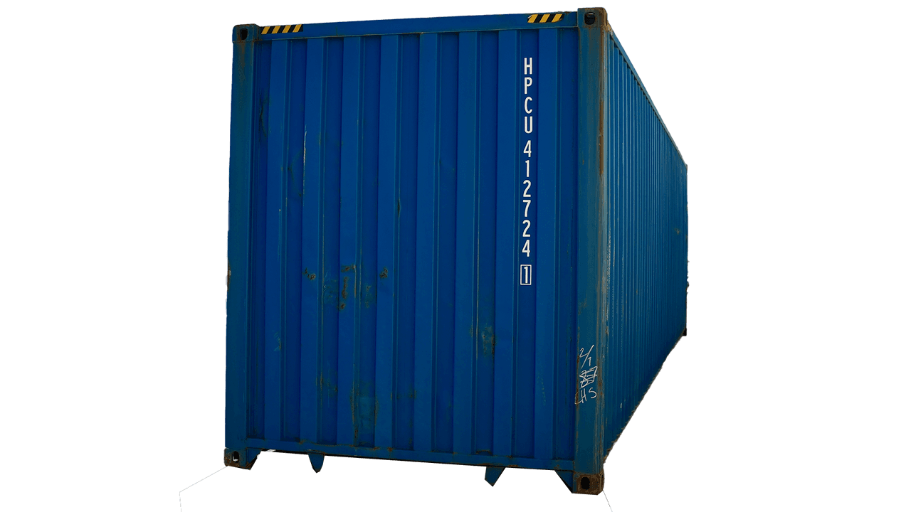 40ft high cube three trip shipping container