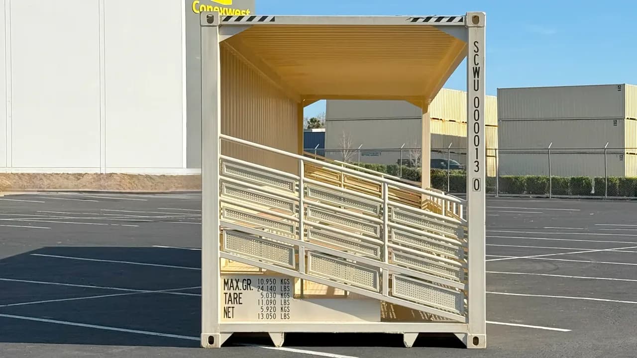 40ft New High Cube Bleacher Container