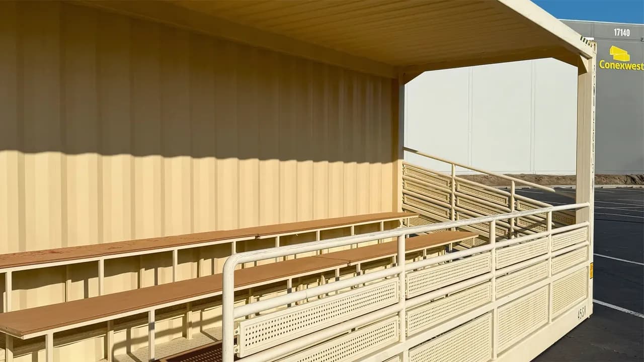 40ft New High Cube Bleacher Container