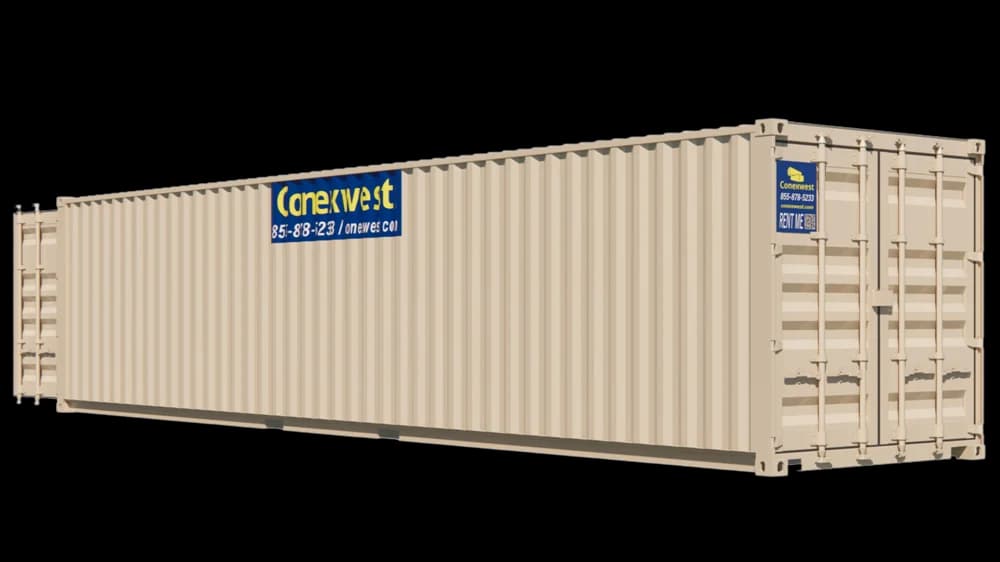 40ft Storage Container With Doors on Both Ends for Rent