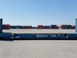 40ft Used Certified Flat Rack Shipping Container