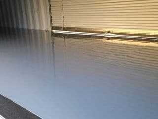 Epoxy floor for shipping container
