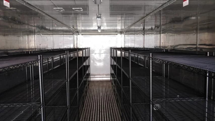 Food storage shelves