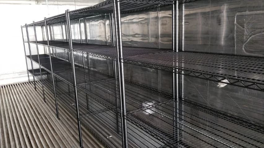 Food storage shelves