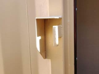 Man door lockbox