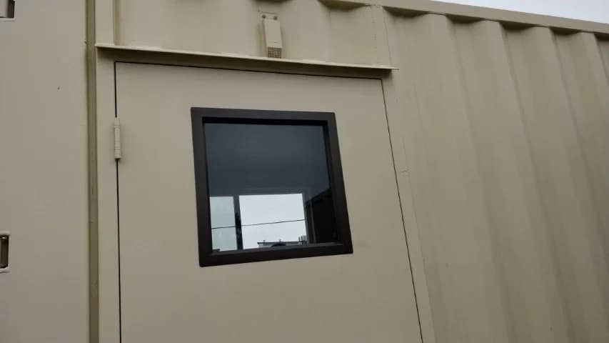 Personnel man door window for shipping container for sale