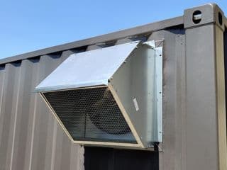 Power louvered vent V2