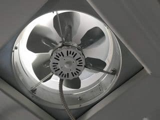 Power roof turbine vent 