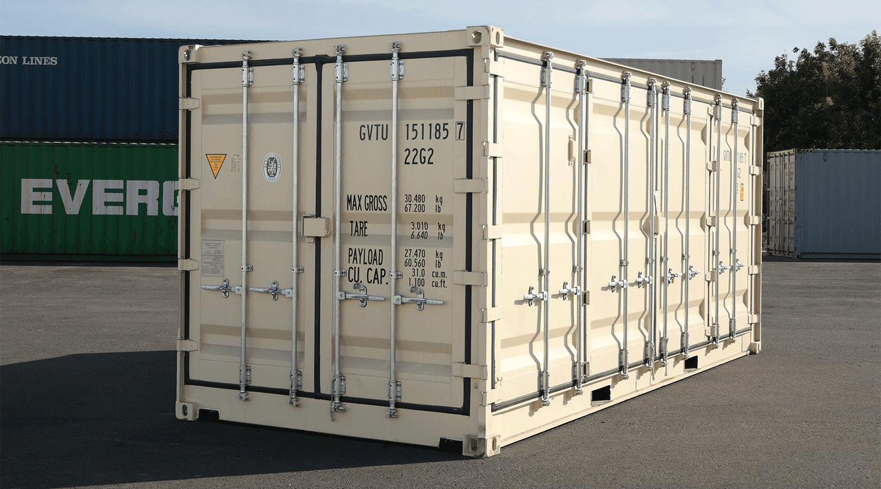 Rent 20ft open side storage container