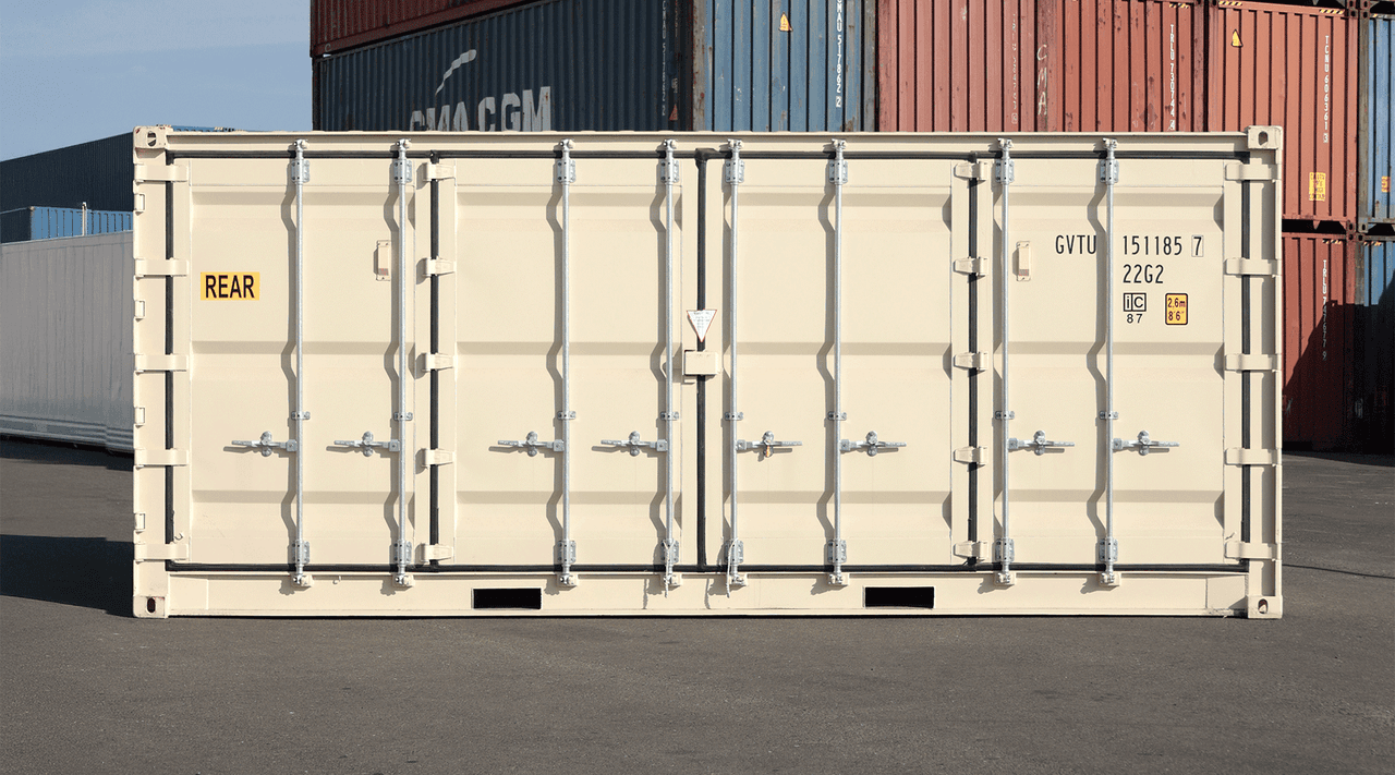 Rent 20ft open side storage container