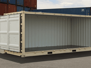Rent 20ft open side storage container