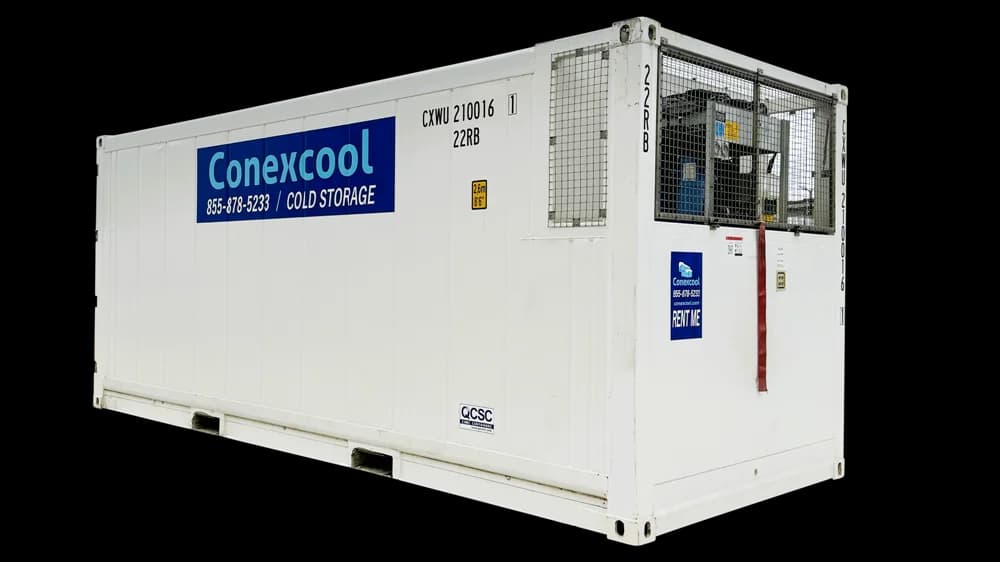 Rent 20ft Single Phase Refrigerated Container 220 V 1 Ph 30 Amp | Conexwest