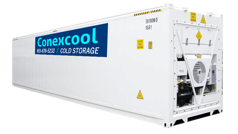 Rental 40ft High Cube Refrigerated ISO Container 408-480 V 3 Ph 25 Amp