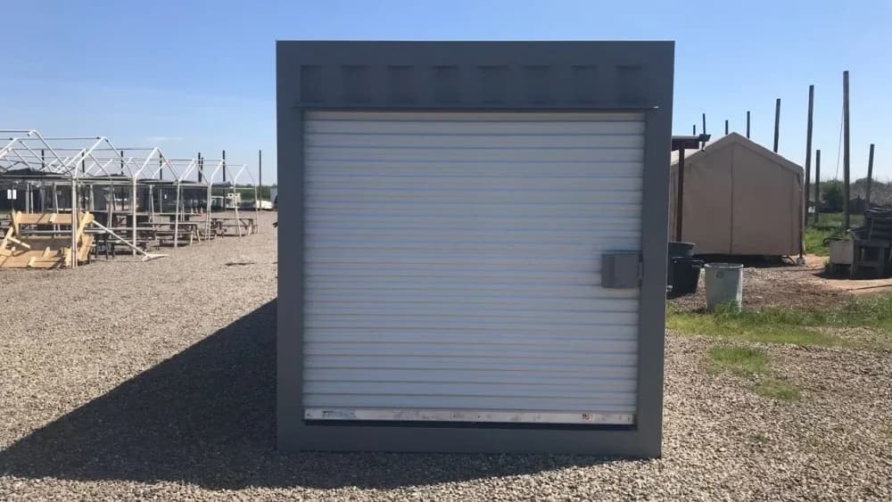 Roll-up door Lockbox for storage containers for sale