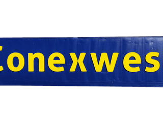 Shipping container 3d foam sign