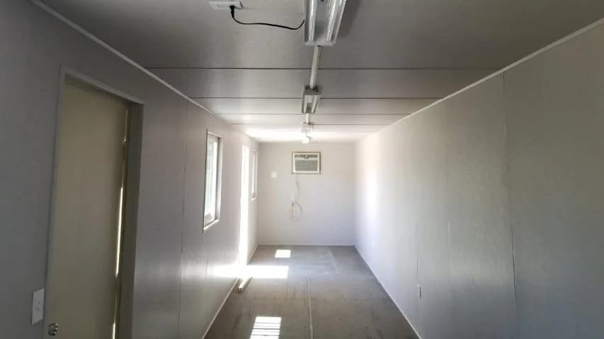 shipping container interior finish