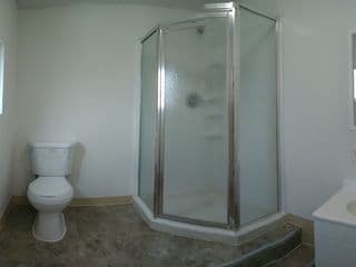 shower and toilet inside of shipping containers for sale