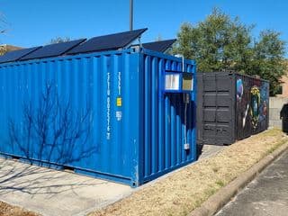 solar panels for shipping container