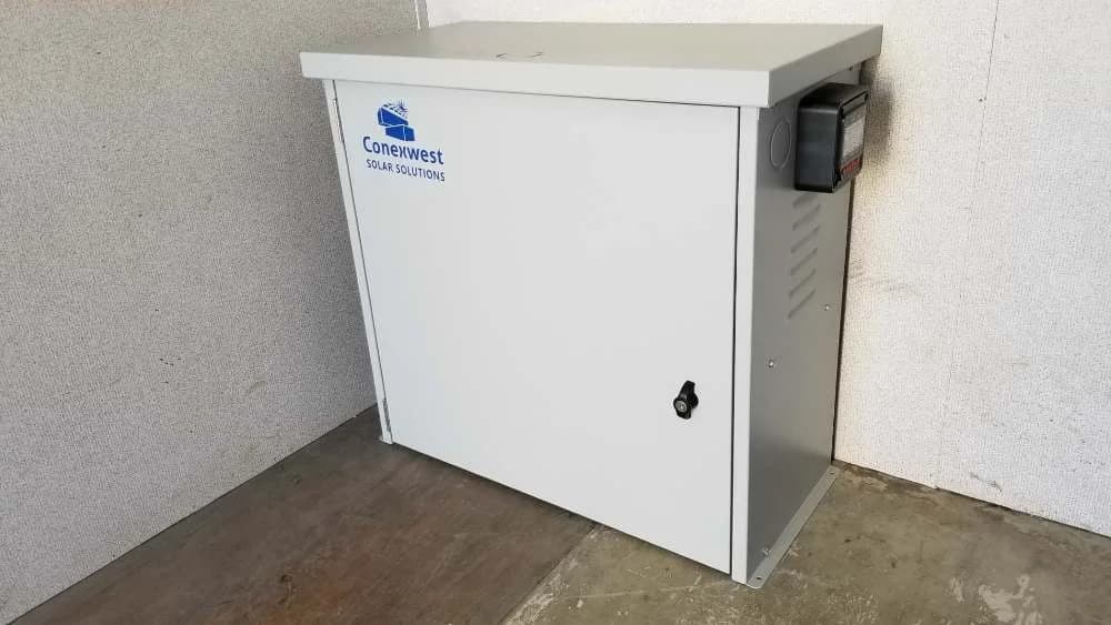 solar panels for shipping container
