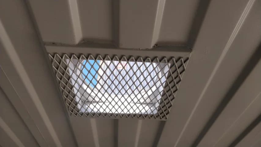 Steel security mesh for storage containers for sale