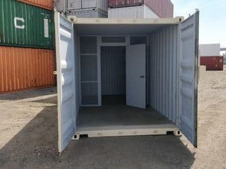 Steel separation wall
