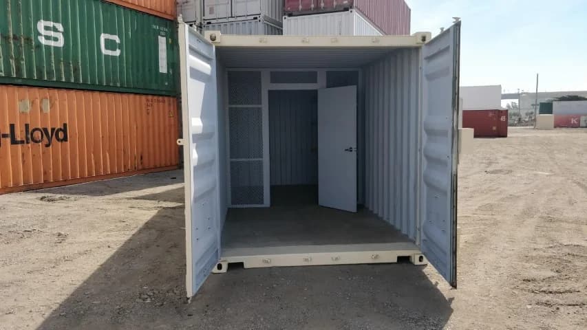 Steel separation wall