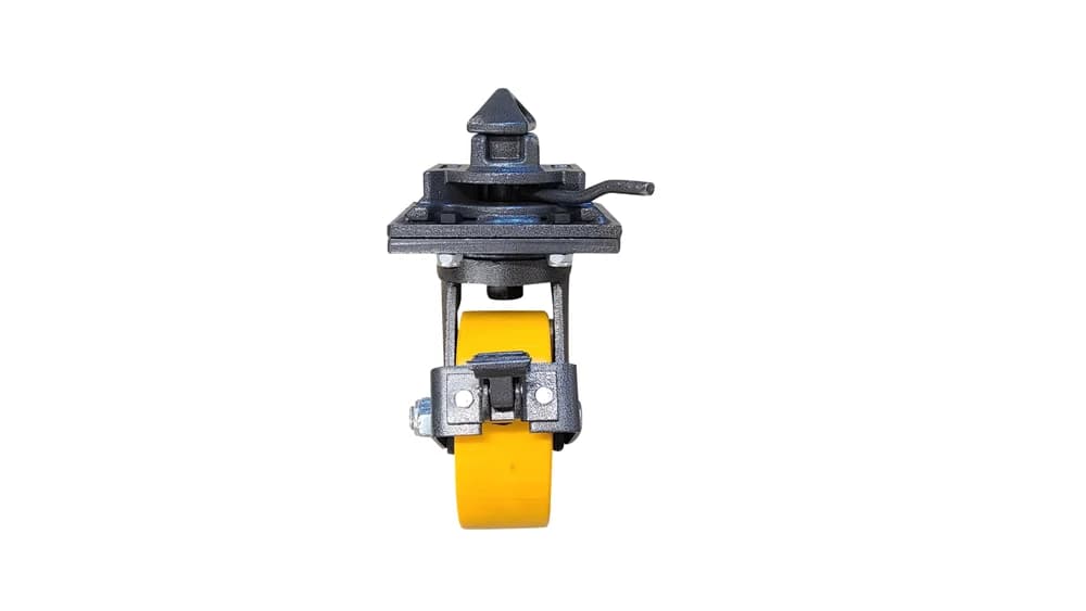 Yellow shipping container caster wheel for sale