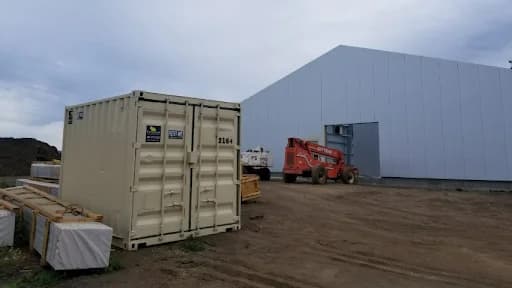 10ft Standard Storage Container placed outdoors