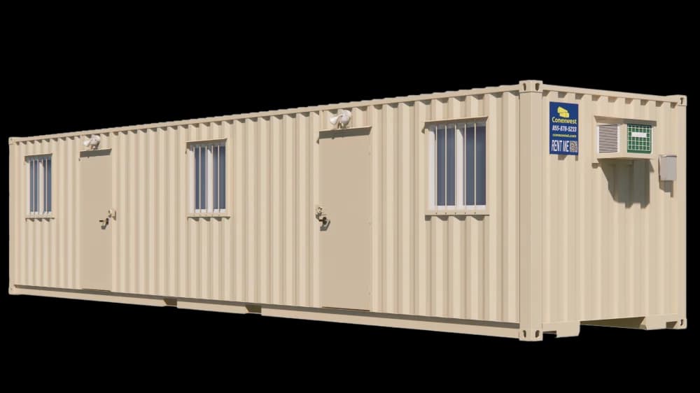 40ft Ground Level Office Container