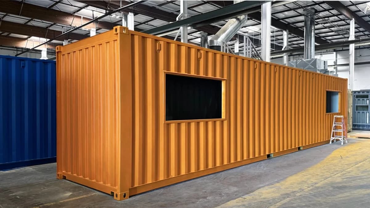 Orange modify container