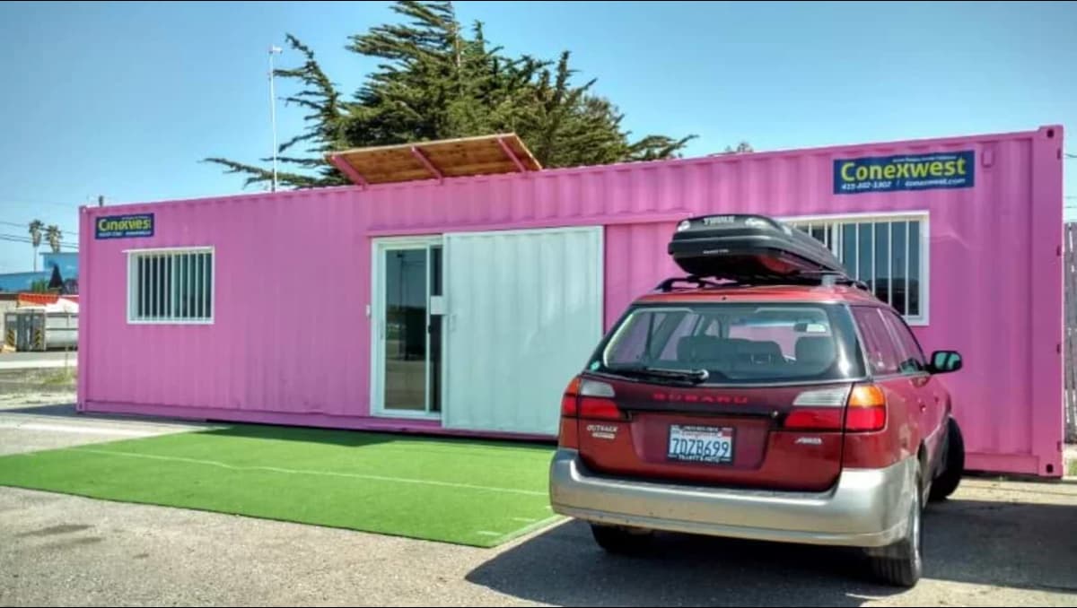 An office container space.