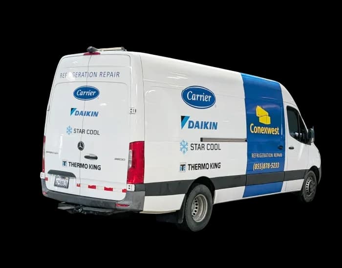 Conexwest refrigerated container repair van