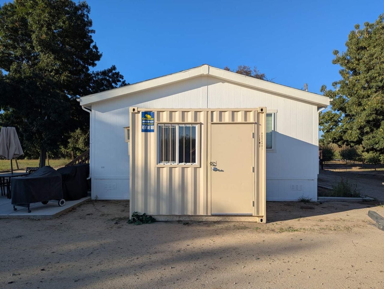 10ft Office container on the street
