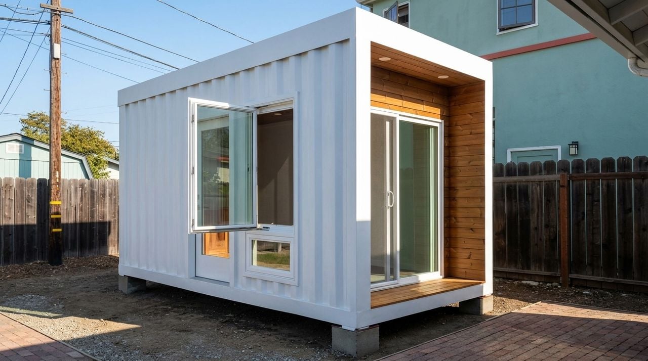 20ft modular house outside