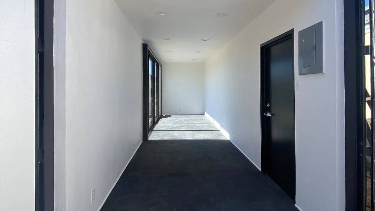 Gym container inside View